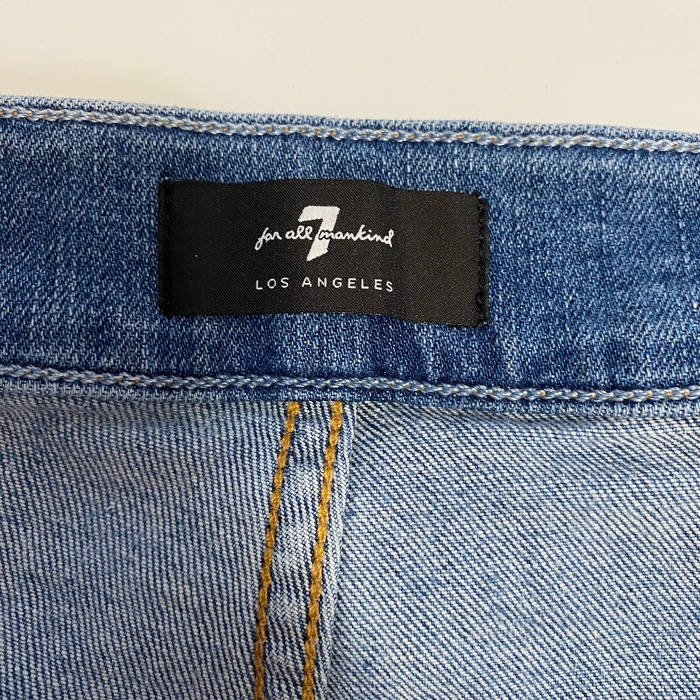 7 For All Mankind Straight Leg Blue Jean Denim Men’s Size 40 - Picture 4 of 8